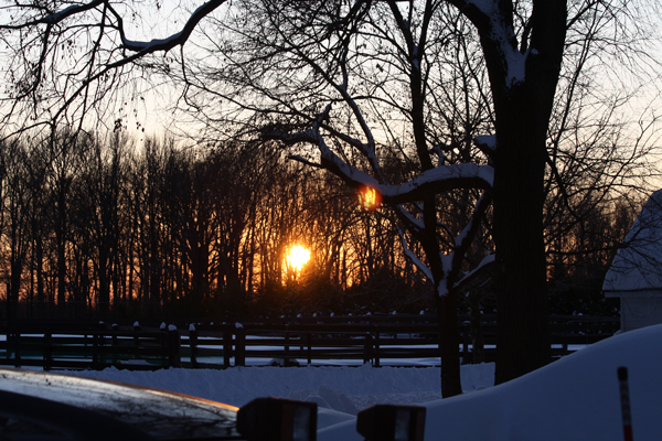 Sunset at Blairwood Farms