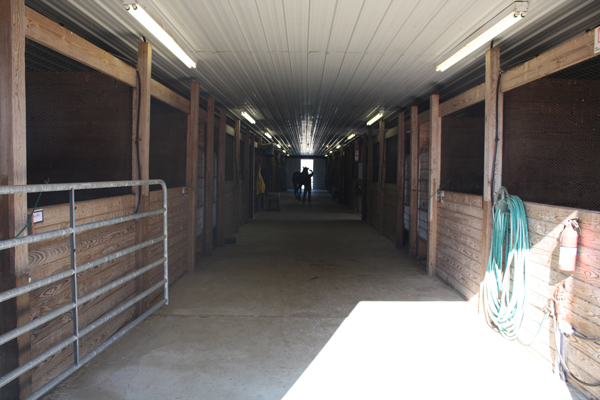 Long view at stables Blairwood Farms